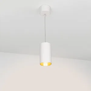 Светильник подвесной SP-POLO-R85-2-15W Warm White 40deg (White, Gold Ring) (Arlight, IP20 Металл, 3 года)