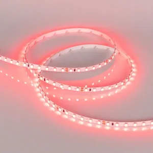 Лента RT-A120-5mm 24V Red (9.6 W/m, IP20, 2835, 5m) (Arlight, 9.6 Вт/м, IP20)
