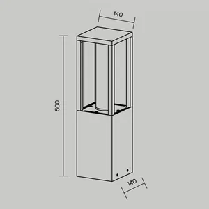 Ландшафтный светильник Outdoor O480FL-L12B3K