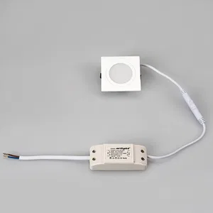 Светодиодный светильник LTM-S60x60WH-Frost 3W Day White 110deg (Arlight, IP40 Металл, 3 года)