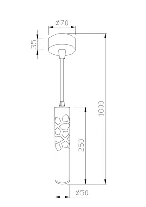 Подвесной светильник Maytoni P037PL-L11W4K