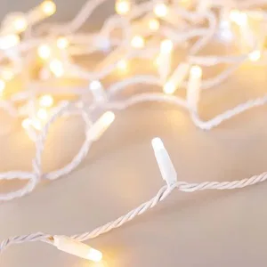 Светодиодная гирлянда ARD-STRING-CLASSIC-10000-WHITE-100LED-MILK-FLASH Warm (230V, 7W) (Ardecoled, IP65, 1 год)