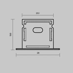 Комплектующие для профиля Led Strip 642070