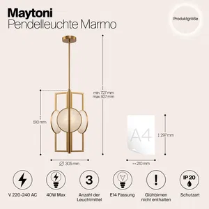 Подвесной светильник Maytoni MOD099PL-03G