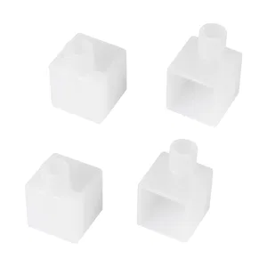 Заглушка WPH-FLEX-1616-90 WHITE с отверстием  (Arlight, Силикон)
