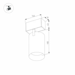Светильник MAG-SPOT-45-R65-18W Day4000 (BK, 36 deg, 24V) (Arlight, IP20 Металл, 5 лет)