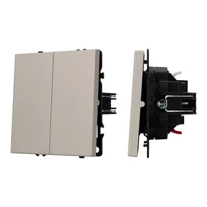 ARL NOBE Выключатель 2 кл софт-тач кашемир SWT-MK02-SFPL-CA (250V, 10A) (Arlight, -)