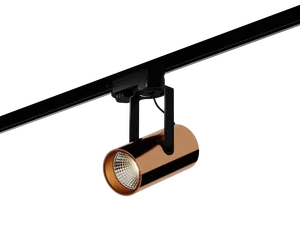 Трековый светильник HOKASU Tube Clip TR4 (85-160/ral9005 – 40w/5098/38deg)