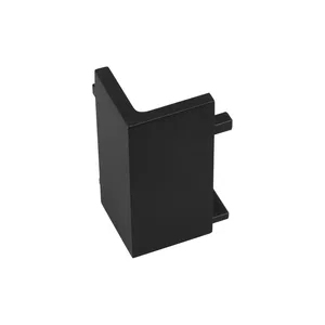 Внутренний угол PLINTUS-H40 BLACK  (Arlight, Металл)