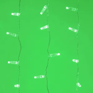 Светодиодная гирлянда ARD-CURTAIN-CLASSIC-2000x3000-CLEAR-760LED Green (230V, 60W) (Ardecoled, IP65)