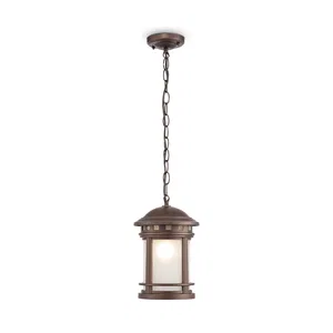 Уличный подвесной светильник Outdoor O031PL-01BR