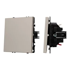ARL NOBE Выключатель проходной 1 кл софт-тач кашемир SWT-MKP1-SFPL-CA (250V, 10A) (Arlight, -)