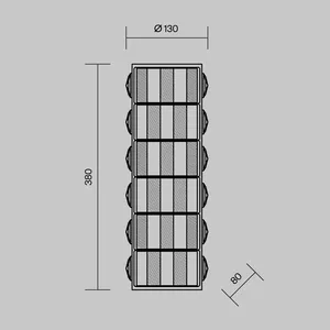 Настенный светильник (бра) Maytoni MOD336WL-L35G3K