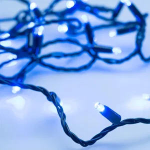 Светодиодная гирлянда ARD-STRING-CLASSIC-10000-BLACK-100LED-STD BLUE (230V, 7W) (Ardecoled, IP65, 1 год)