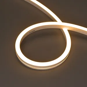 Лента герметичная MOONLIGHT-SIDE-A140-12x17mm 24V Warm2700 (9.6 W/m, IP67, 5m, wire x2) (Arlight, Вывод боковой, 5 лет)