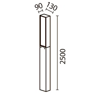 Садово-парковый светильник Outdoor O470FL-L40GF3K