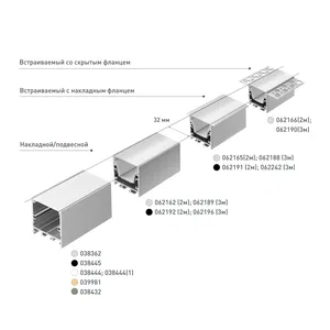 Профиль SL-LINE-3638-LW-2000 ANOD OLIVE GREY (Arlight, Алюминий)