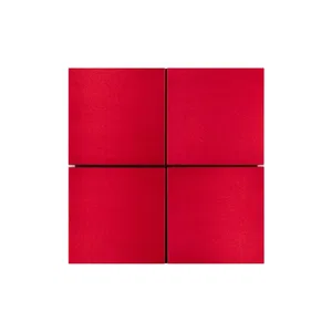 INTELLIGENT ARLIGHT Кнопочная панель KNX-304-23-IN Rose Red (BUS, Frameless) (IARL, IP20 Металл, 2 года)