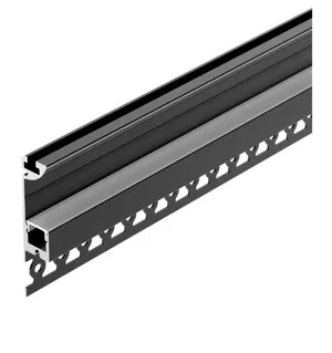 Профиль PLINTUS-FANTOM-L-2000 BLACK (Arlight, Алюминий)