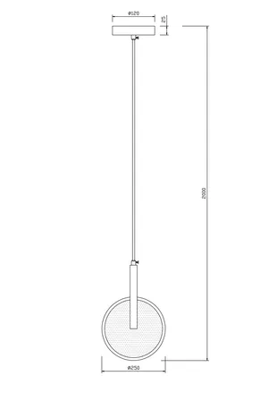 Подвесной светильник Freya FR6002PL-L15BS
