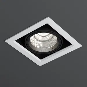 Светильник CL-KARDAN-S190x190-25W Warm3000 (WH-BK, 30 deg) (Arlight, IP20 Металл, 3 года)