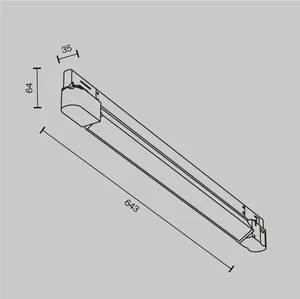 Трековый светильник Technical TR196-3-20W2.7K-B