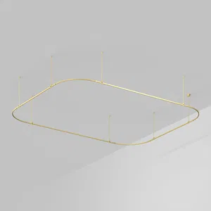 Основание ART-APRIORI-RECTANGLE-SOFT-ROD-800-4500x3500 (GD) (Arlight, IP20 Металл, 3 года)