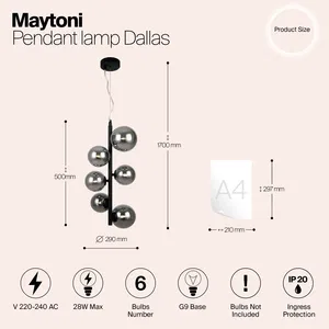 Подвесной светильник Maytoni MOD545PL-06B
