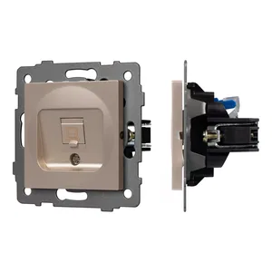 Механизм компьютерной розетки SCT-MPC1-PL-GD-V (RJ-45, CAT6) (Arlight, -)