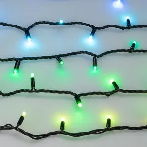 Светодиодная гирлянда ARD-STRING-PRO-10000-BLACK-100LED-LIVE RGB-DMX (24V, 10W) (Ardecoled, IP65, 2 года)