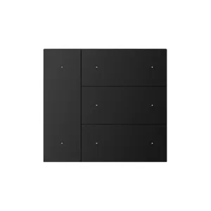 INTELLIGENT ARLIGHT Накладка панели KNX-23-4G-SUF Black (Backlight) (IARL, IP20 Металл, 2 года)