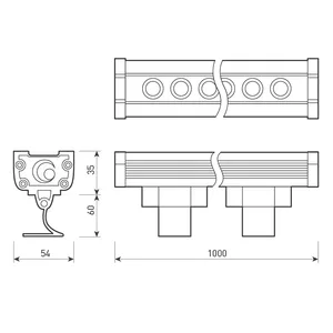 Светодиодный прожектор AR-LINE-1000L-36W-220V Warm (Grey, 30 deg) (Arlight, IP65 Металл, 3 года)