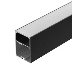 Профиль с экраном SL-LINE-4970-2500 BLACK+OPAL (Arlight, Алюминий)