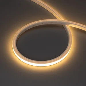 Лента герметичная NOVA-TOP-PU-A120-16x15mm 24V Warm2700 (10 W/m, IP68, 1m, wire x1) (Arlight, Полиуретан)