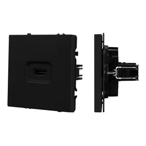 ARL NOBE Розетка HDMI софт-тач черный оникс SCT-MHD1-SFPL-BK (Arlight, -)