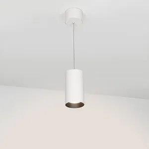 Светильник подвесной SP-POLO-R85-2-15W Warm White 40deg (White, Black Ring) (Arlight, IP20 Металл, 3 года)