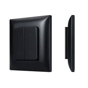 INTELLIGENT ARLIGHT Кнопочная панель SMART-RF-801-22-2G-DIM-SUF Black (3V, 2.4G) (IARL, IP20 Пластик, 5 лет)