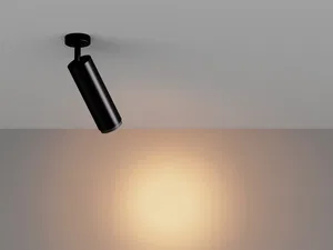 Накладной светильник HOKASU Tube ON Zoom (85-160/ral9003 – 20w/5098/12-50deg)