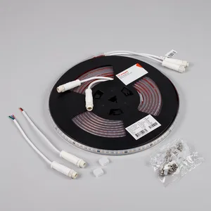 Лента герметичная SPI-PS-A120-12mm 24V Day4000-PX6-BPT (11 W/m, IP67, 2835, 5m) (Arlight, бегущий огонь)