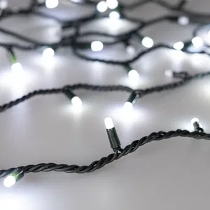 Светодиодная гирлянда ARD-STRING-PRO-1000-GREEN-100LED-MILK-PULSE White (230V, 7W) (Ardecoled, IP65, 2 года)
