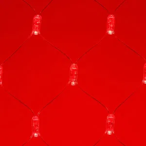 Светодиодная гирлянда ARD-NETLIGHT-CLASSIC-2000x1500-CLEAR-288LED Red (230V, 18W) (Ardecoled, IP65)