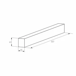 Трек MAG-TRACK-4563-500 (BK) (Arlight, IP20 Металл, 5 лет)