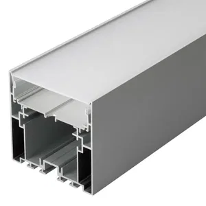 Профиль с экраном S2-LINE-7977-2500 ANOD+OPAL (Arlight, Алюминий)