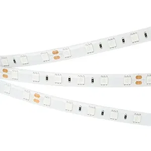 Лента RTW 2-5000SE 24V Green 2x (5060, 300 LED, LUX) (Arlight, 14.4 Вт/м, IP65)