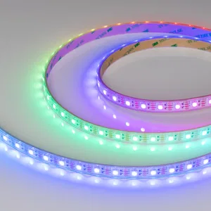 Лента герметичная SPI-P-B60-12mm 12V RGB-PX1-BPT (8 W/m, IP66, 5060, 5m) (Arlight, бегущий огонь)