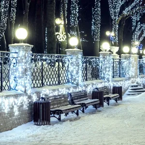 Светодиодная гирлянда ARD-EDGE-CLASSIC-2400x600-WHITE-88LED-PULSE White (230V, 6W) (Ardecoled, IP65, 1 год)