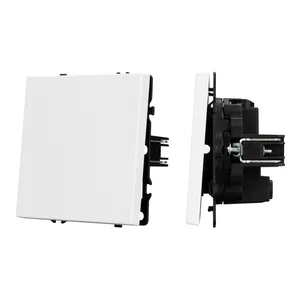 ARL NOBE Выключатель перекрёстный 1 кл софт-тач белый кварц SWT-MKX1-SFPL-WH (250V, 10A) (Arlight, -)