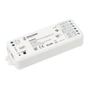 INTELLIGENT ARLIGHT Диммер SMART-PWM-105-72-RGB-MIX-SUF (12-24V, 5x3A, ZB, 2.4G) (IARL, Контроллер)