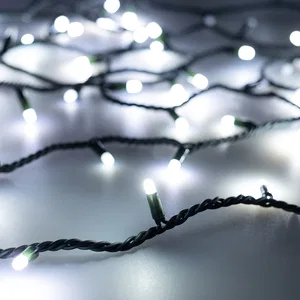 Светодиодная гирлянда ARD-STRING-PRO-1000-GREEN-100LED-MILK-PULSE White (230V, 7W) (Ardecoled, IP65, 2 года)