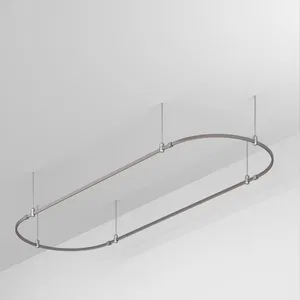 Основание ART-APRIORI-OVAL-ROD-800-3000x1000 (TN) (Arlight, IP20 Металл, 3 года)